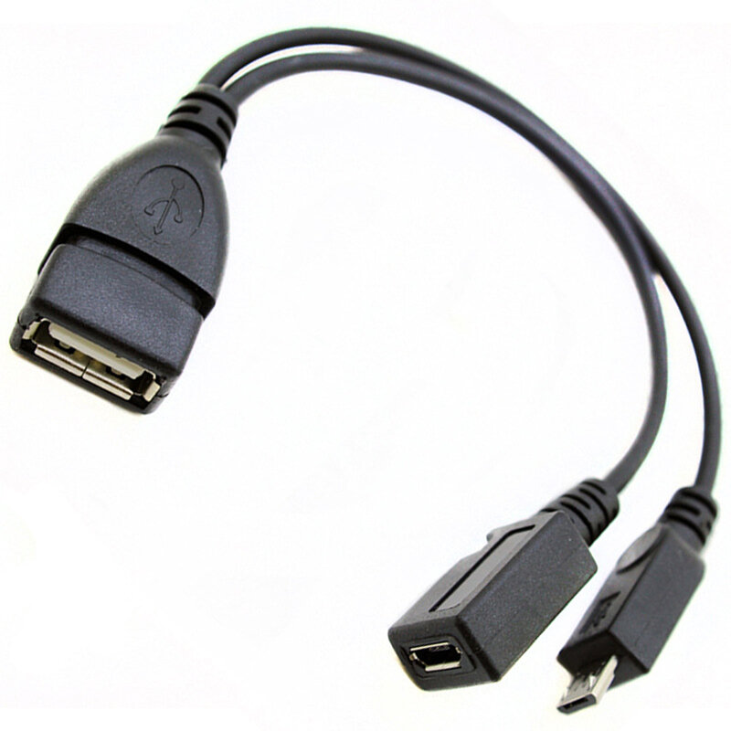 Adaptateur externe USB2.0 vers RJ45 VopeC pour Ethernet, câble de données OTG pour Amazon Fire TV 3 ou Stick GEN 2, 100m, micro USB 1/2