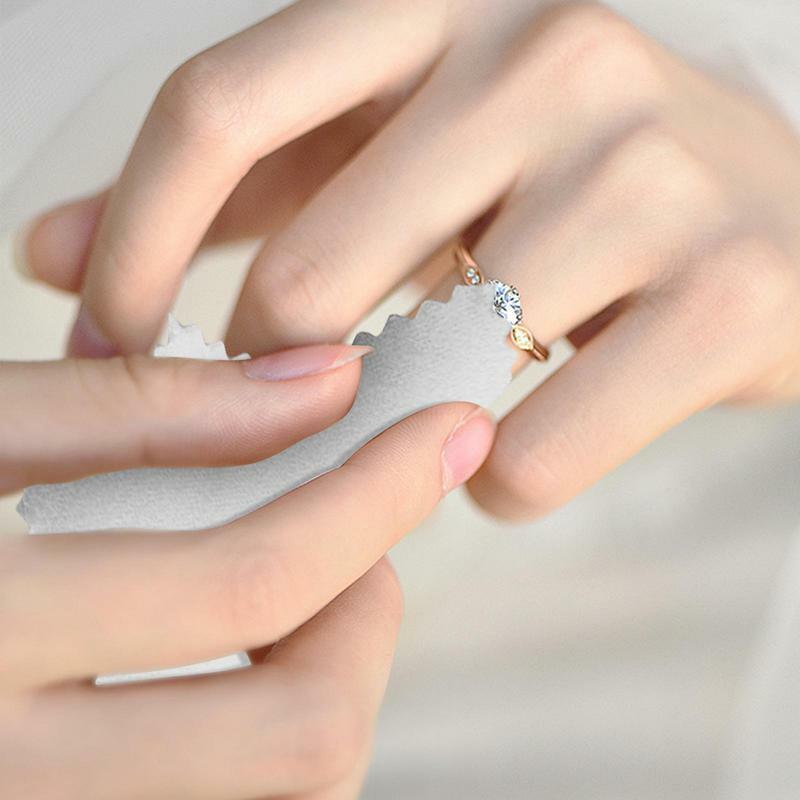 Srebrny polski ściereczka do czyszczenia srebra pierścień do czyszczenia biżuterii akcesoria sprzęt narzędziowy akcesoria do rękodzieła opakowania
