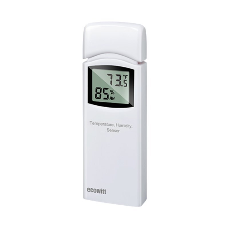 Ecowitt Wn32 (Wh32) Luchttemperatuur Vochtigheidssensor, Eenkanaals Thermo-Hygro Sensor, Voor Het Vervangen Van Gegevens Van Ws69 Ws80 Ws90
