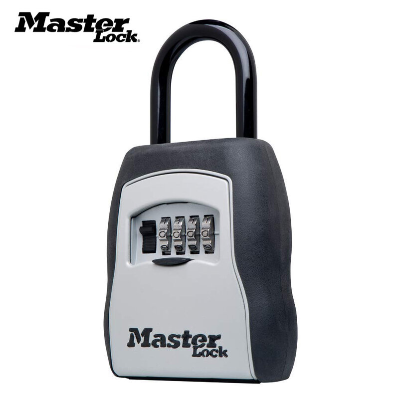 Master Lock kotak kunci 5400D luar ruangan kunci kotak untuk rumah kunci pengatur kotak aman dengan kombinasi kunci 5-8 tombol kapasitas