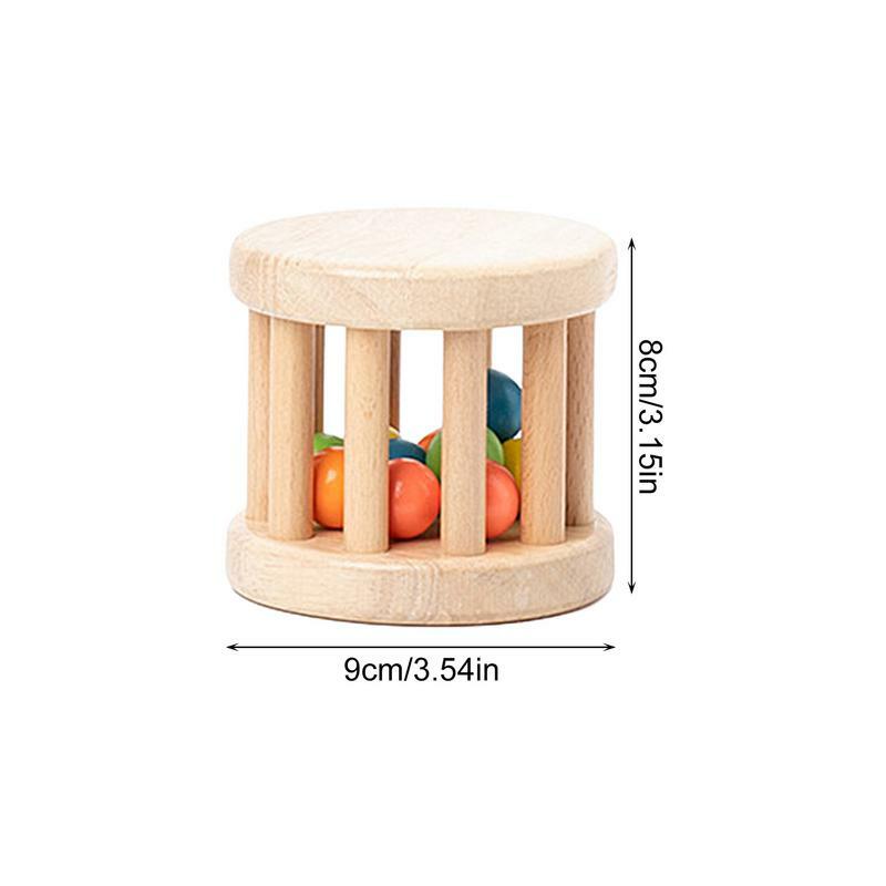 Rain Shaker Toy para crianças Instrumento de madeira Tubos de som Brinquedo chocalho Iluminação sonora para crianças Educação infantil