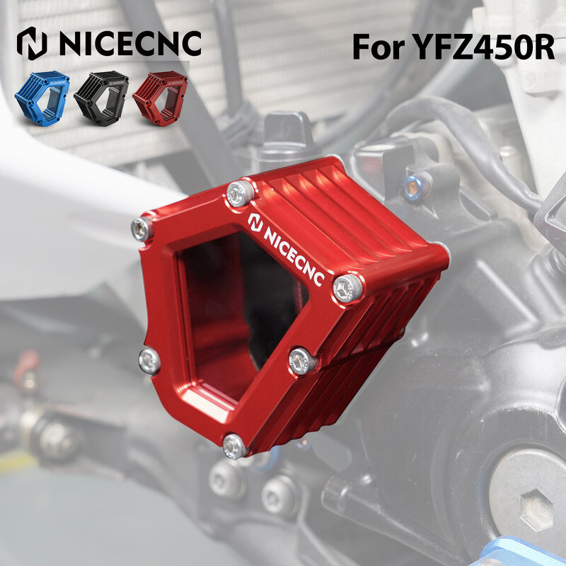 ATV ulepszona pokrywa oleju skrzyni korbowej przezroczysta nasadka do Yamaha YFZ450R YFZ450RSE 2009-2023 akcesoria Quad 18P-15423-00-00