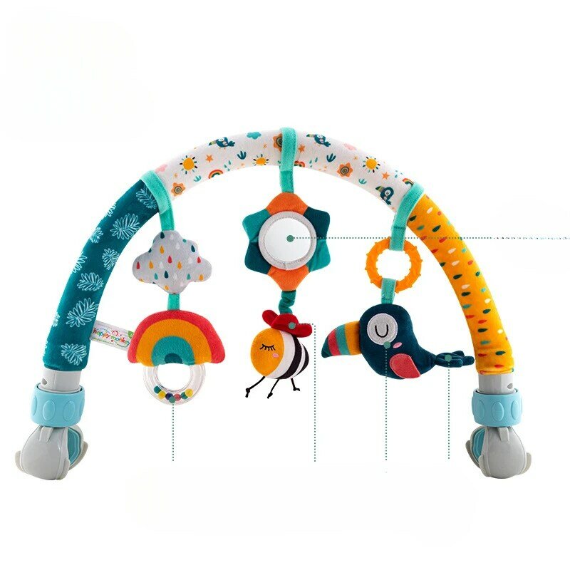 Подвесной Колокольчик для детской игрушки: кроватки для малышей, детские кроватки, детская игрушка для детской коляски с арокой для детей 0-12 месяцев
