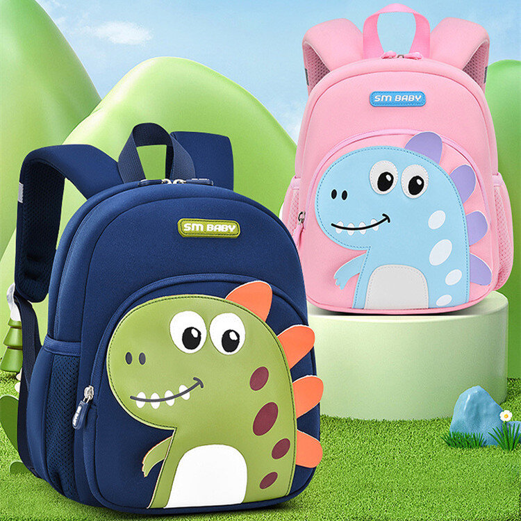 2024 New Boys Girls Kindergarten Bag School Bag Student Shoulder Orthopedic Backpack Large Capacity Light Kids Gifts Mochilas
