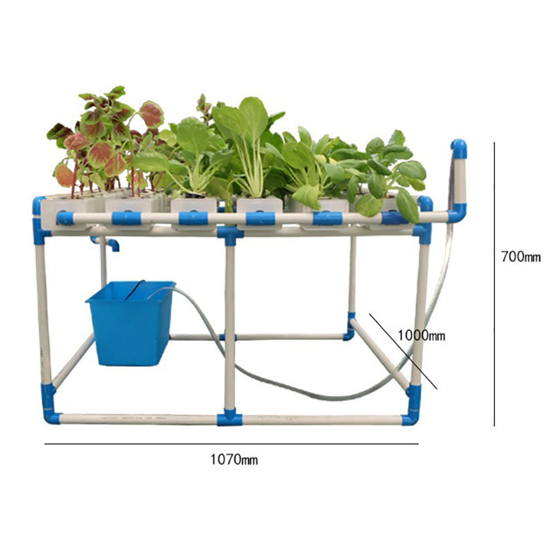 Hydroponics Kit Growing System Automatic Hydroponic Vegetable Planter 6-tube Hydroponics Aerobic System Gardening Grow Equipment