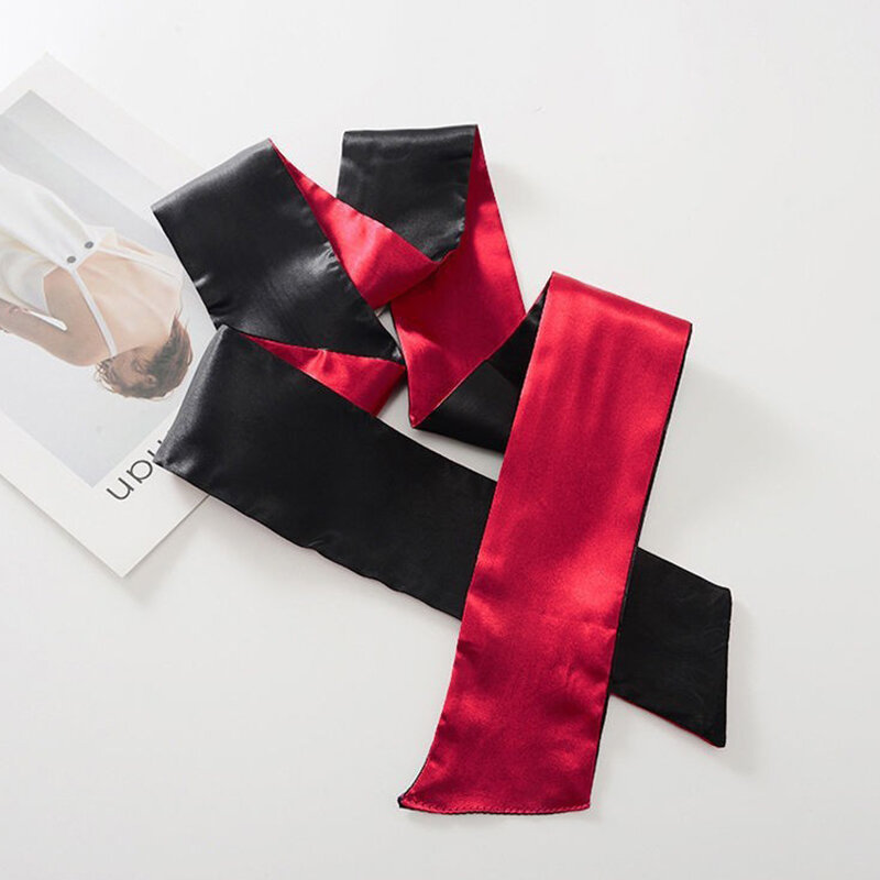 Атласная шелковая маска для сна Сексуальная для женщин шелковая повязка на глаза симпатичная повязка на глаза шелковая лента Сюрприз подарок