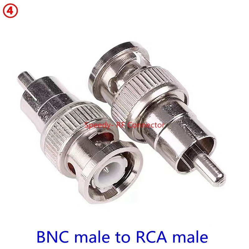 2-10 pz Q9 BNC a RCA AV maschio femmina connettore dritto RCA AV a BNC maschio femmina per CCTV Video di alta qualità consegna veloce