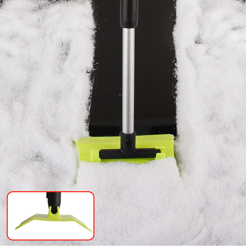 Pala spazzaneve da neve staccabile invernale in lega di alluminio per Auto manico in PP spazzola per pulizia automatica rimozione raschietto per ghiaccio parabrezza automatico