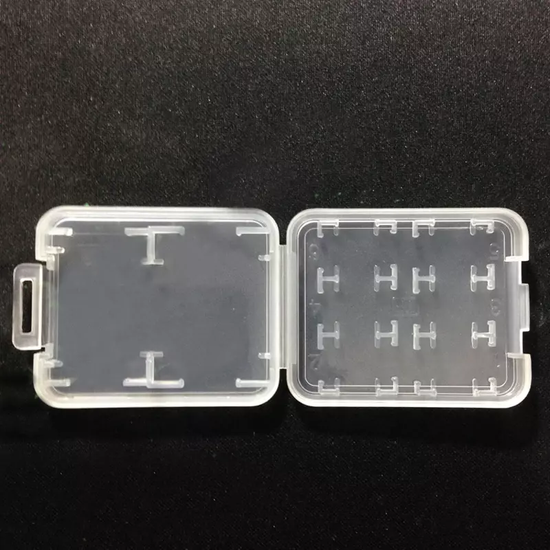 Nuova scatola di schede di memoria 8 in 1 8 slot Micro SD TF SDHC MSPD Memory Card Protect Box Storage Case 8 in1 custodia in plastica