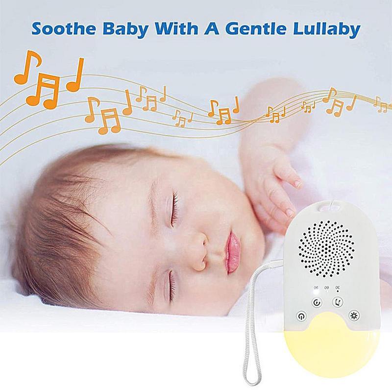 Sleep Sound Machines elegante macchina per dormire con suono ricaricabile con rumore bianco elementi essenziali per neonati per passeggino da camera da letto