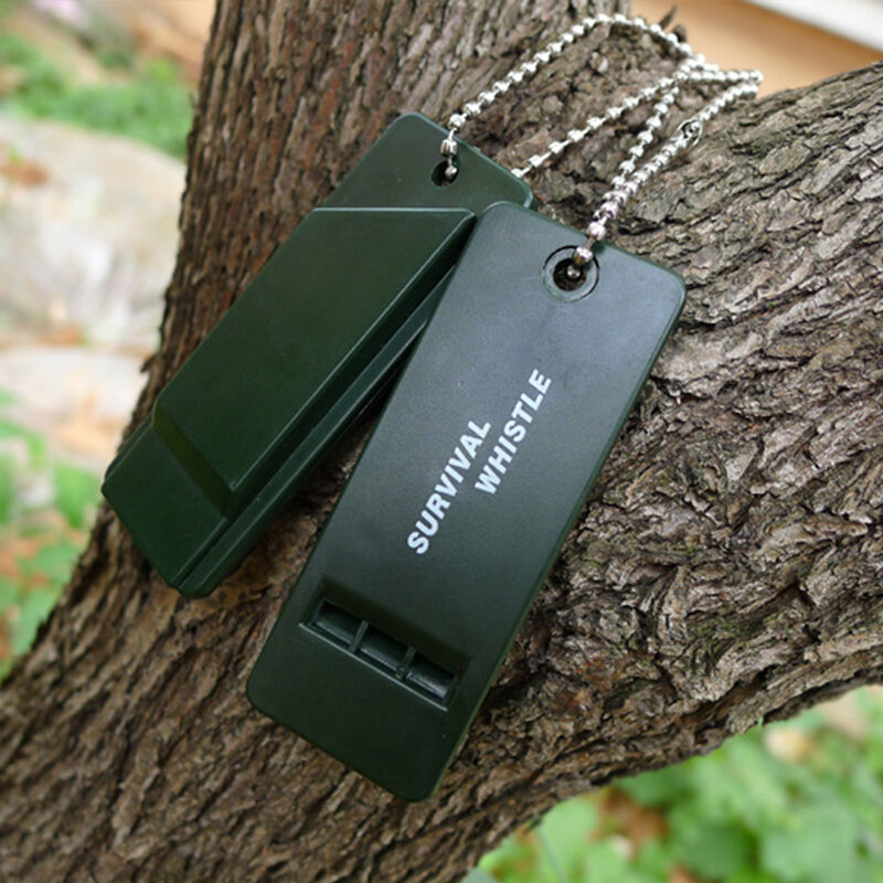 Safety Survival Whistle Loud Voice High Low Audio Whistle Outdoor Survival Whistle for Life Guard Self Protection