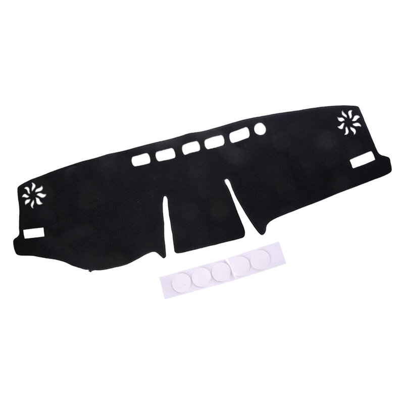 Автомобильный Черный нескользящий коврик из полиэстера для приборной панели, коврик для приборной панели, защитная Накладка для Toyota RAV4 MXAA52 GXL GX 2019 2020-2023 LHD