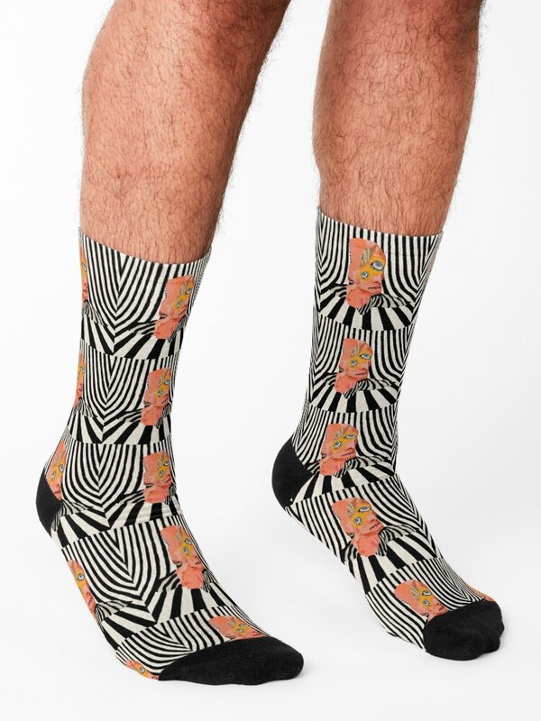 ถุงเท้าอัลบัมรูปกรงช้าง Melophobia ถุงเท้าของขวัญตลกๆสำหรับผู้หญิง