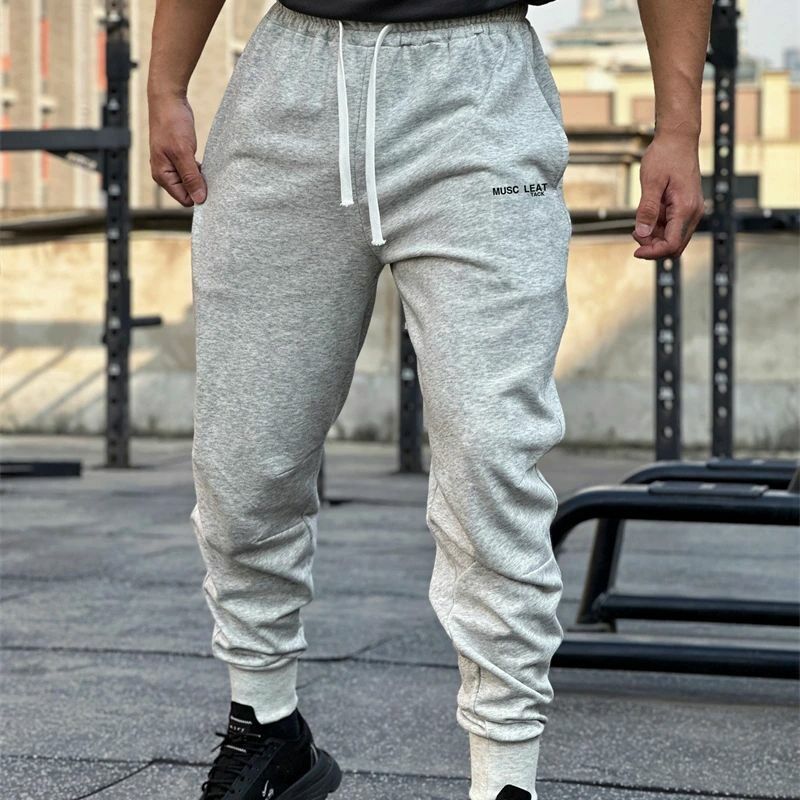 Nowa odzież uliczna bawełniane spodnie męskie luźne spodnie typu casual jogger outdoor do ćwiczeń sportowych fitness odzież męska