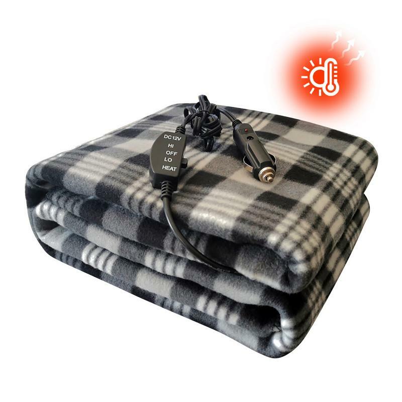12v Car Electric Heated Blanket Mat Cold Weather Winter Warm Travel Electric Heated Blanket Mattress Washable Heated Blanket