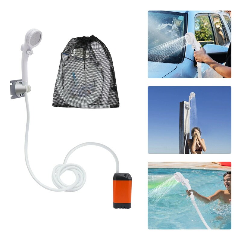 Bomba de água elétrica portátil, presente ideal para atividades ao ar livre, camping, caminhadas, piquenique, surf, aventura selvagem, ideal para amigos