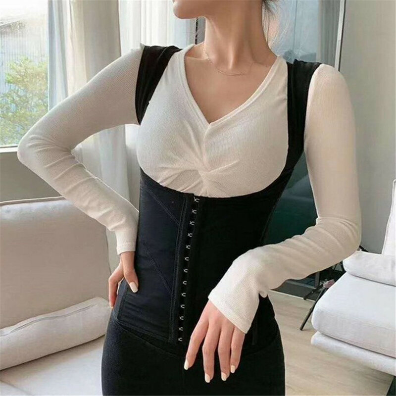 Breasted waistband vest for women, split body clothes, postpartum shaping clothes, vest underwear, buttocks lifting and waist se