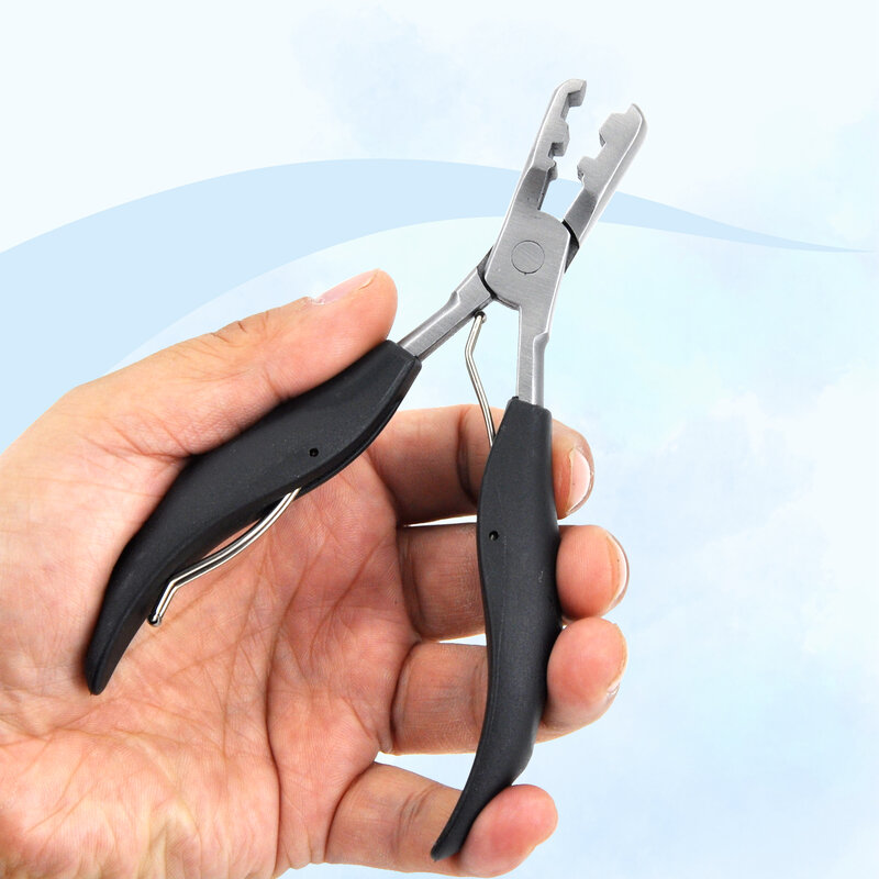 Инструмент для удаления волос, плоскогубцы для наращивания волос с кератином, инструмент для наращивания волос с бусинами Microlink