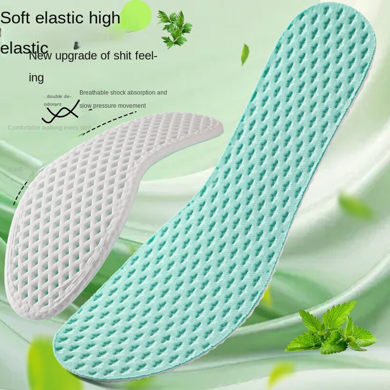1 Paar Fußsohle weiche ortho pä dische Sporte in lagen atmungsaktive Stoß dämpfung Einlegesohle Fuß stütze Laufschuhe Pad für Männer Frauen