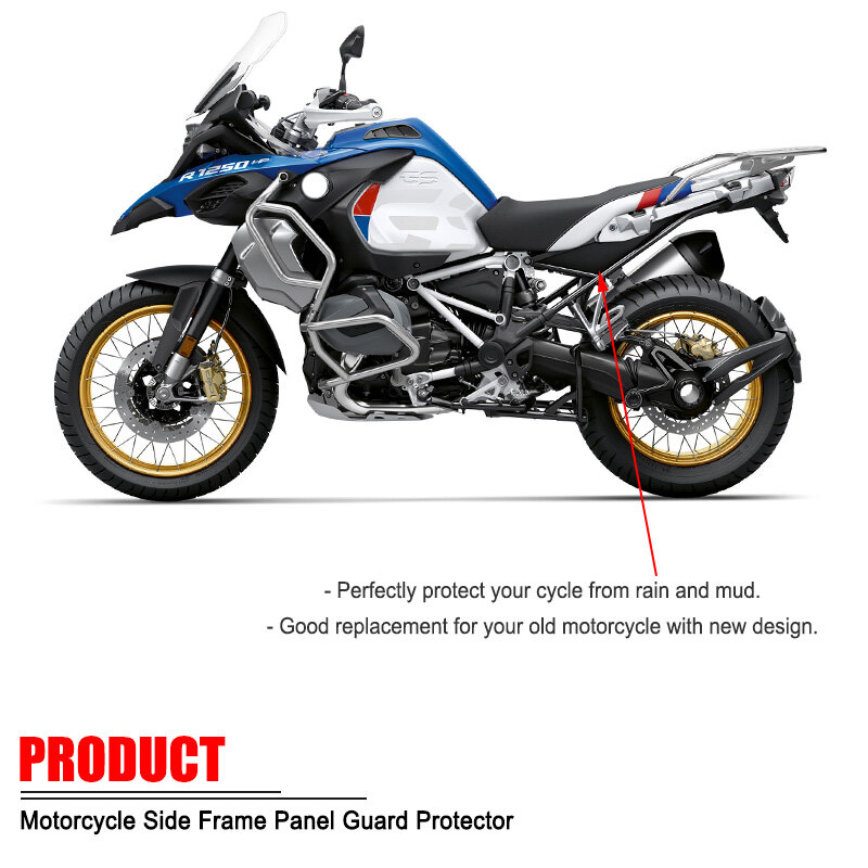 Quadro da motocicleta infill painel lateral conjunto protetor guarda capa proteção para bmw r1200gs lc adv r 1200gs aventura gsa 2013-2019