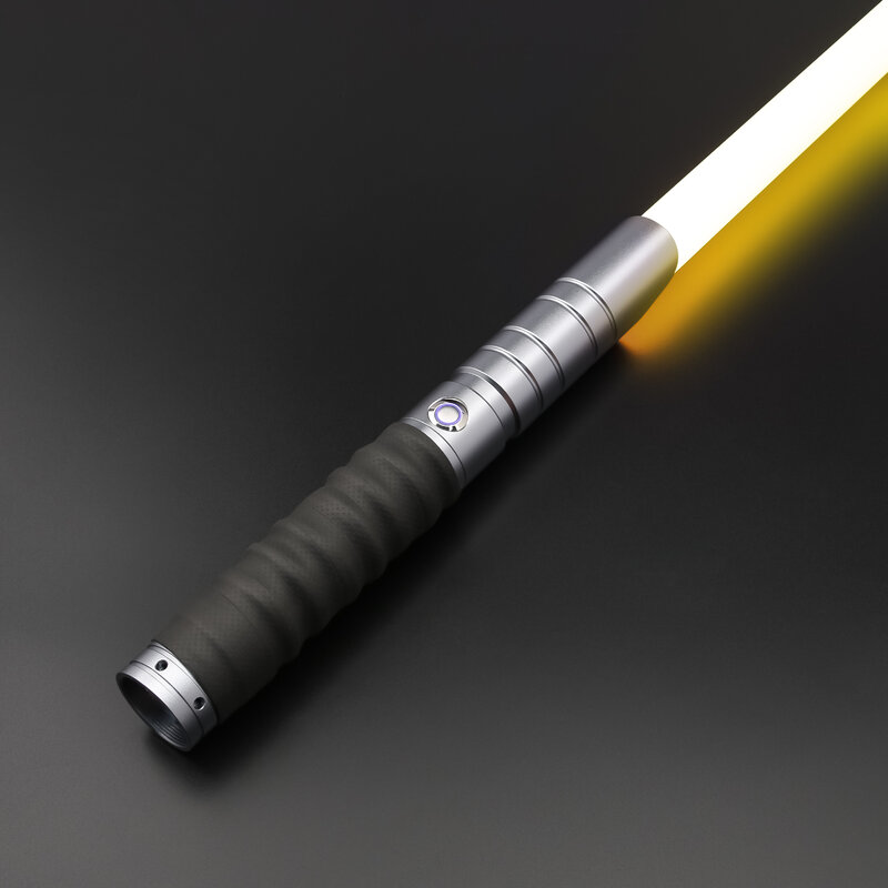 Xxqsaber neo pixel sabre de luz dupla lâmina pesada duelagem espada com lâmina removível metal hilt blaster cosplay brinquedos sabre pessoal