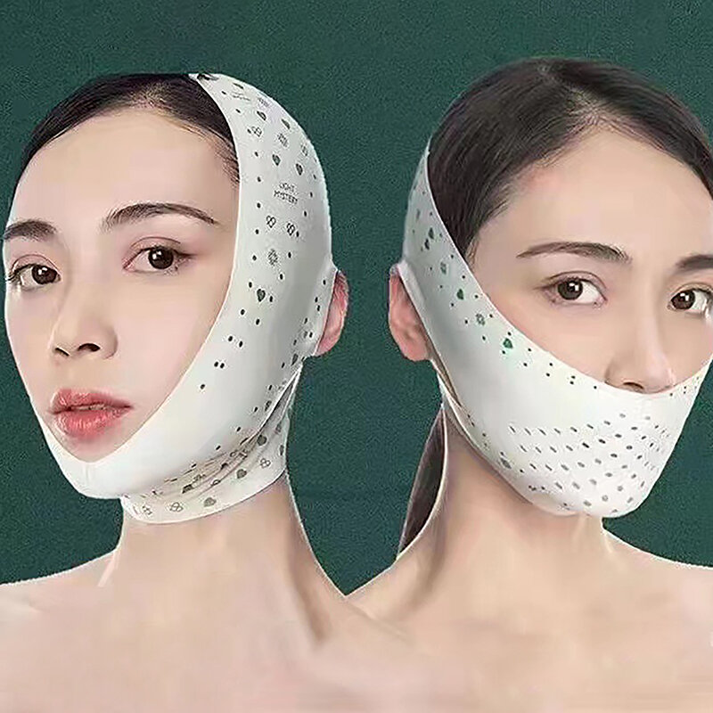 Máscara de Bandagem Facial Respirável, Anti-Rugas Máscara Fina, Reduzir o queixo duplo, V-Line Shaping Bandage, Bochecha Lift Up, 1Pc