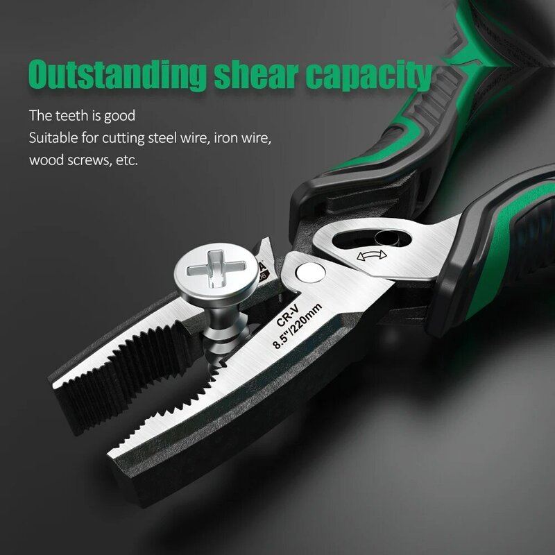 Multiaxis Electric Wire Stripper Effortless Electrical Disconnect Pliers Hand Tools Multifunctional Crimping Pliers Cable LAOA