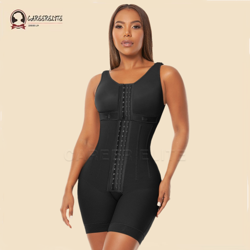 Colombian Girdles Molders Lifts Tight Waist Corset with Steel Bones Shapewear Woman Full Body Compression Stage 2 or Lose Weight