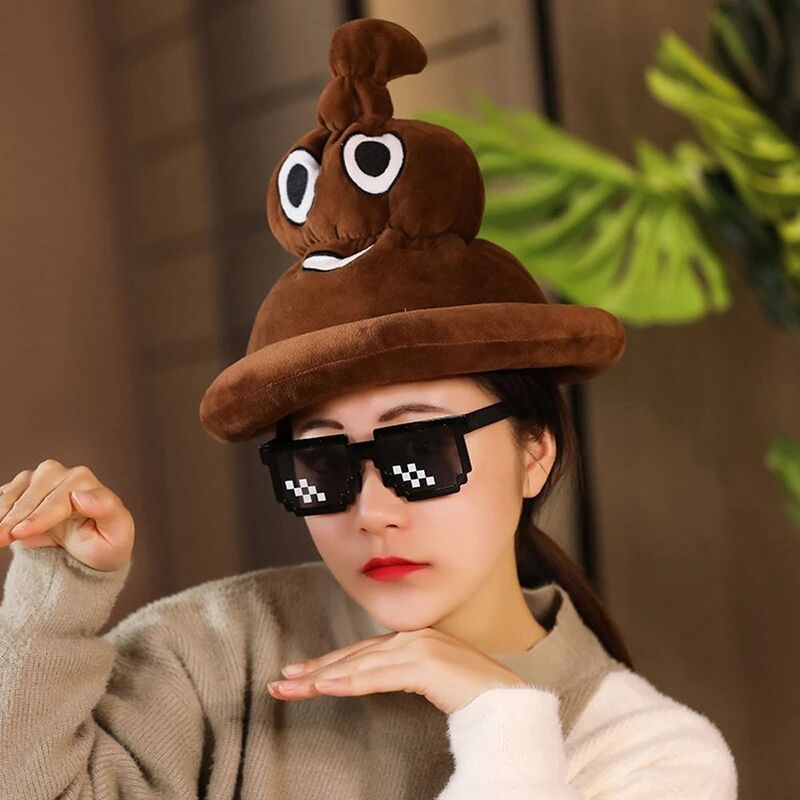 Soft Toy Cartoon Doll Cosplay Plush Toy Plushie Dolls Poo Plush Doll Hat Toy Brown Poo Plush Toy Colorful Poo Plush Toy