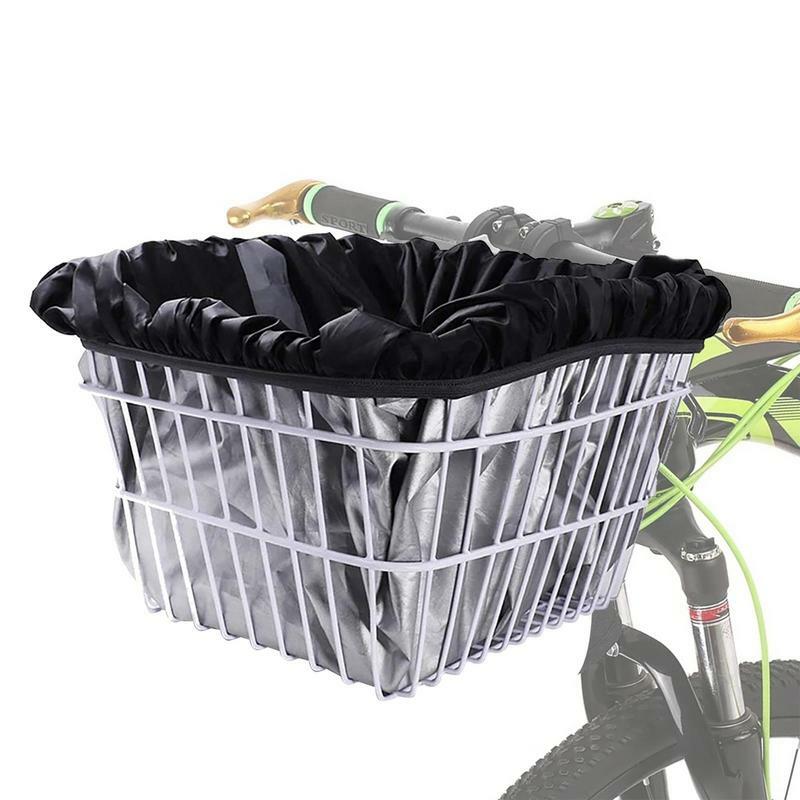 Doublure de panier de vélo avant imperméable, pluie, soleil, poussière, vent, eau, verde, matériau ripstop, convient à la plupart des vélos pliables, triporteur