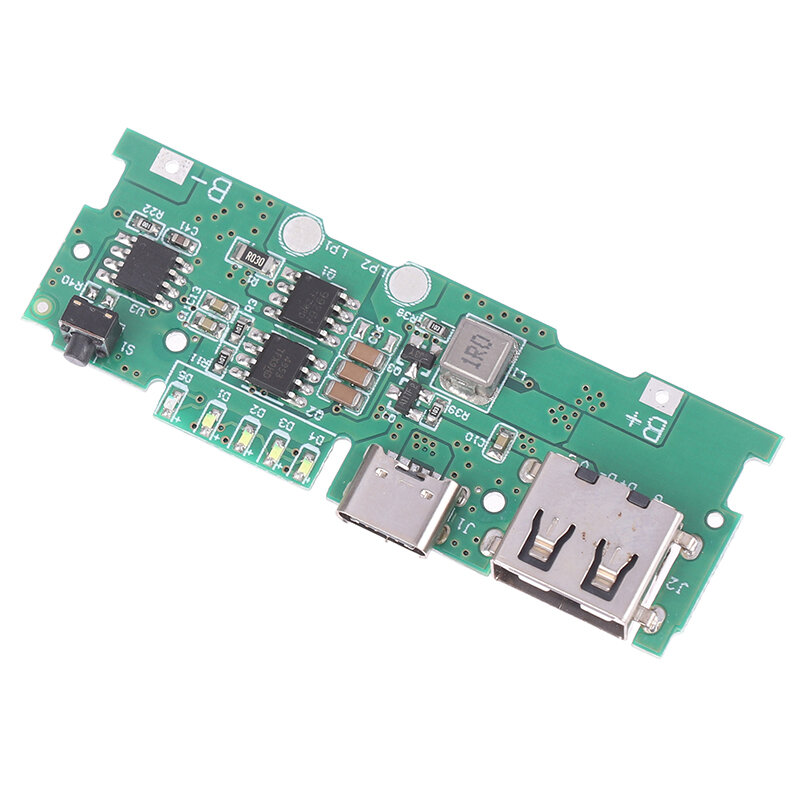 Micro/Type-C Power Bank Charger Module Charging Circuit Board 3.7V To 5V 2A/1A Step Up Boost Power Module For Mobile Power Bank