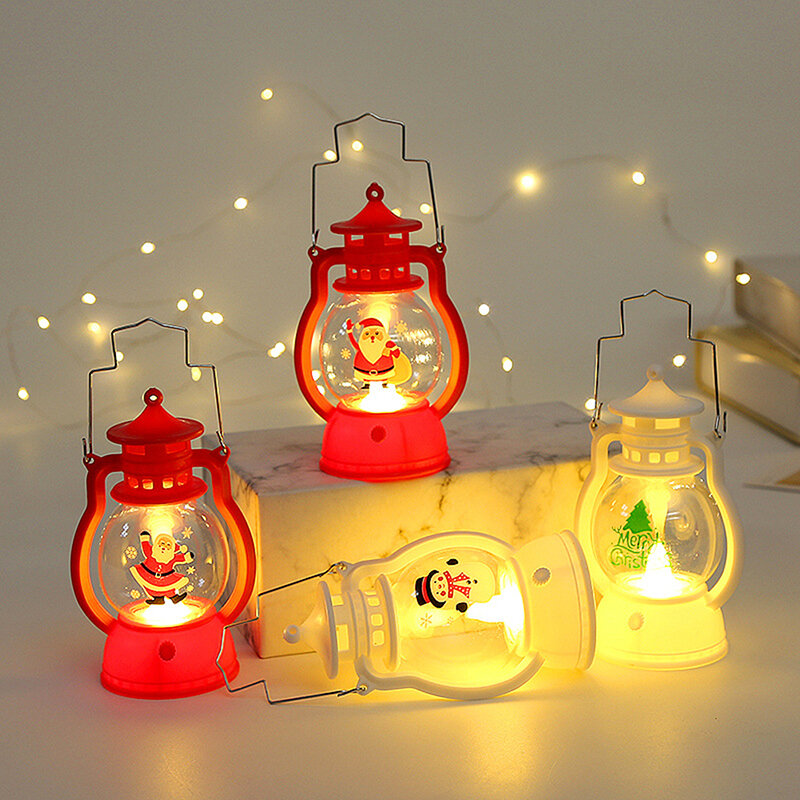 Керосиновая Ночная лампа в стиле ретро, маленькая масляная сказочная лампа, декоративный подвесной светильник, Рождественская и новогодняя декоративная лампа, украшение для дома