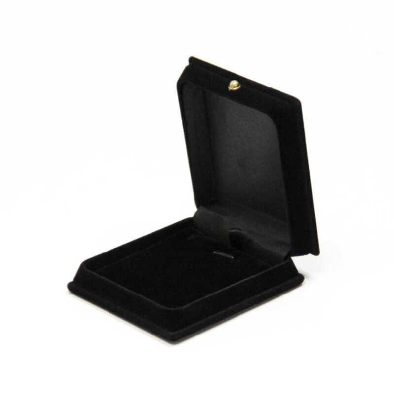 Caso plástico portátil para armazenamento de jóias, reunindo brinco display, colar organizador, caixa de presente