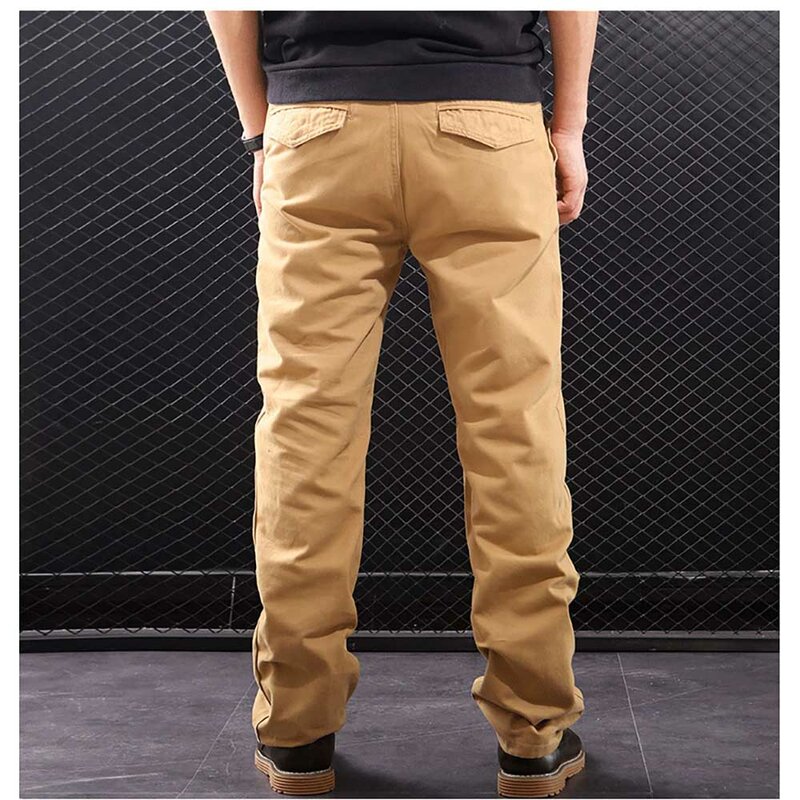 Modne spodnie bawełniane męskie dorywczo luźna, workowata spodnie Cargo Streetwear kombinezony odzież taktyczna