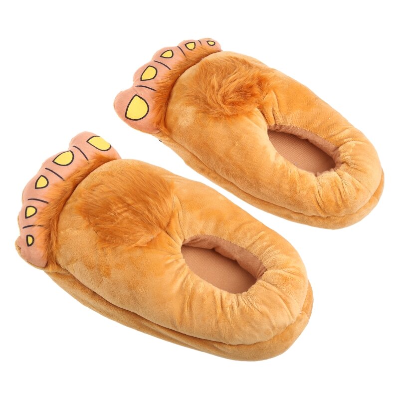Foot Slippers Separate Toe Shoes w/ Soft Memory Foams Anti-Slip Sole Keep Warm in Winter Funny Valentines Gift