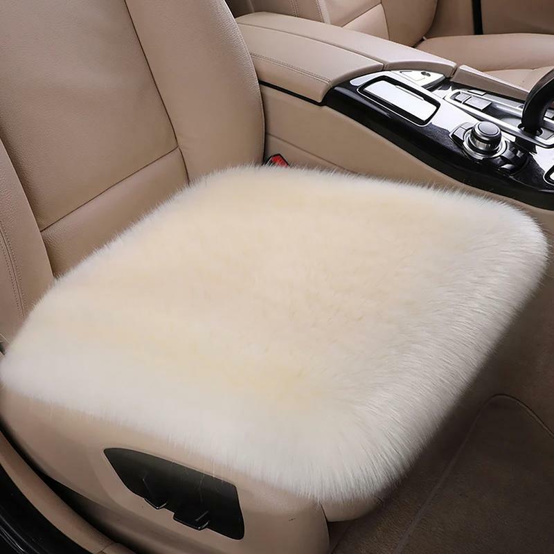 Auto Plüsch Sitzkissen wasch bar Stuhl kissen Winter Ganz jahres sitz Erwärmung hinten einteiliges Auto Haupt fahrsitz kissen