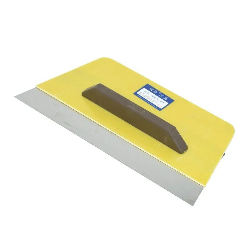 Stainless Steel Putty Scraper Yellow Plastic Handle Scraper Tool Putty Knife Ash Knife Construction Tools Multiple Models