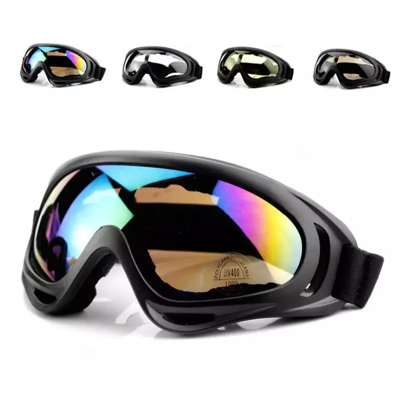 Lunettes de ski de motoneige pour enfants, masque noir, lunettes pour garçons et filles, 506