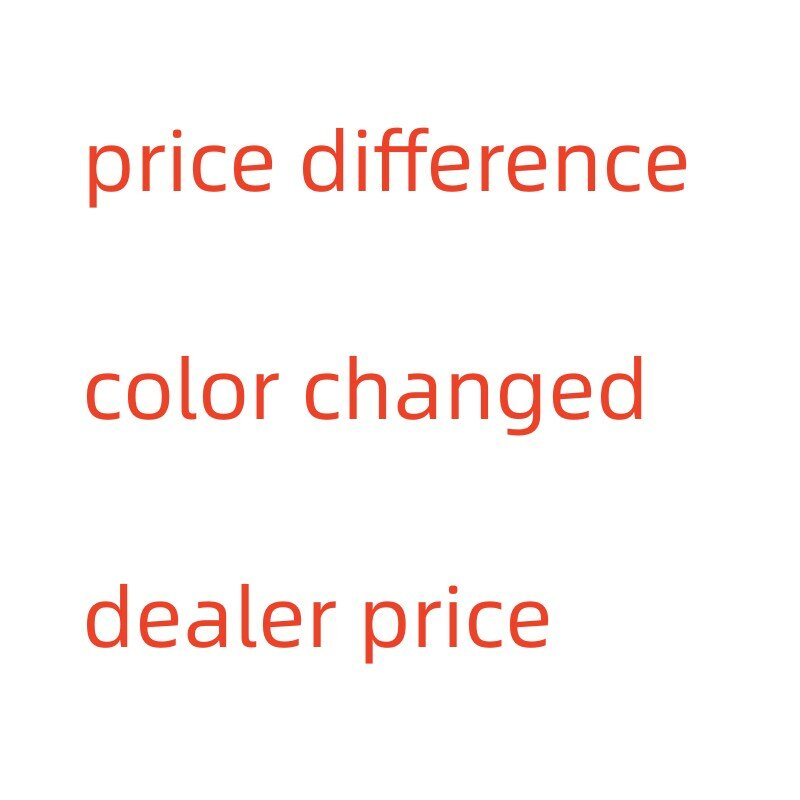 Różnica w cenie lub zmiana koloru lub cena dealera