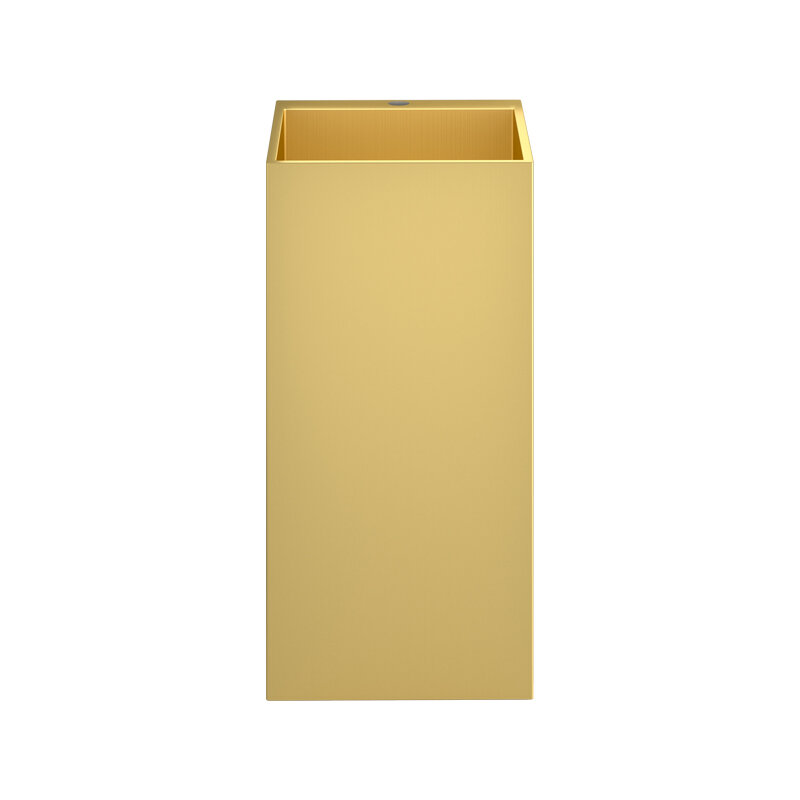 Столешница из нержавеющей стали Gold 304, встроенная напольная раковина, раковина для дома в отеле