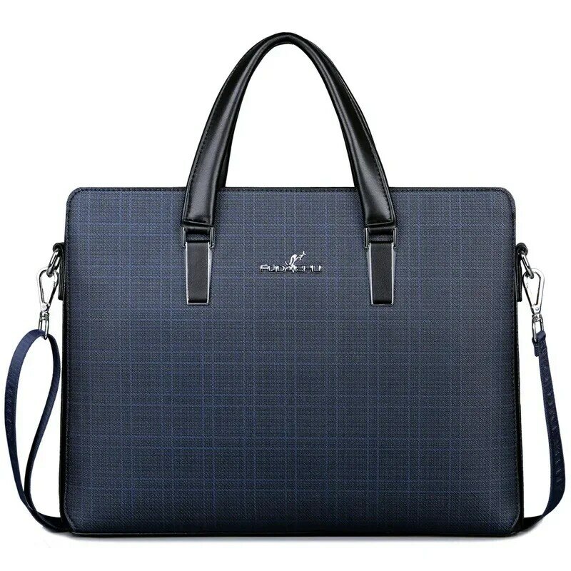 Biznesowa męska torebka biurowa męska teczka Executive duża luksusowa torba na laptopa dla mężczyzny 2024 ramię Messenger Designer