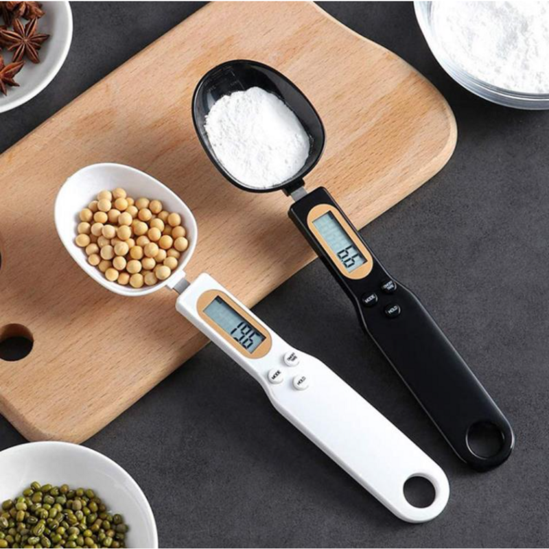 500g 300g 0.1g Colors Electronic Gram Weighing Electric LCD Display Food Weight Measuring Digital Plastic Spoon Scale with USB