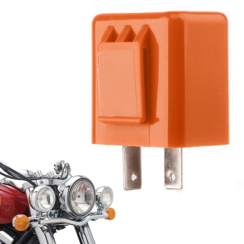 2 piny motocykl ledowy przekaźnik migania DC12V uniwersalny elektroniczny regulowana częstotliwość LED Moto migacz włącz sygnał migające światło