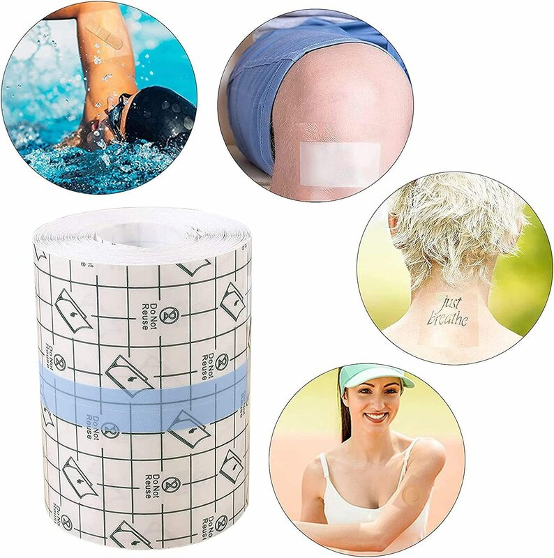 Waterproof Tattoo Film Aftercare Protective Skin Healing Tattoo Medical Adhesive Bandages PU Tape Repair Tattoo Accessories