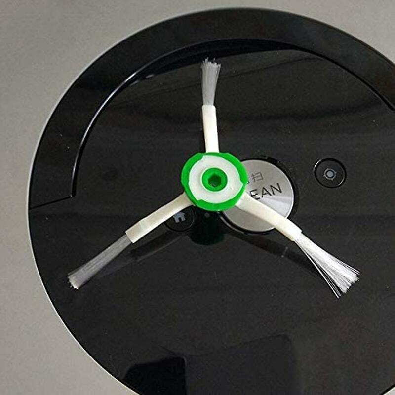 2 قطعة الفرش الجانبية الخضراء ل Irobot Roomba I7 E5 E6 مكنسة كهربائية