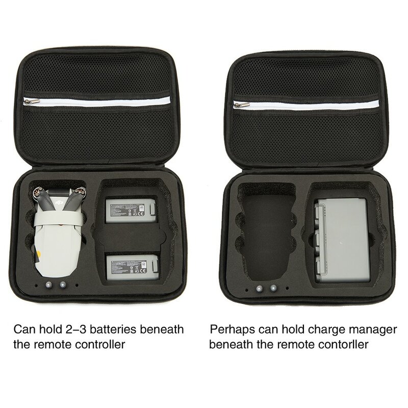 กระเป๋าเดินทางแบบพกพาทนทานแข็งแรงทนทานสำหรับ DJI Mini 2 SE ป้องกันการกระแทกกระเป๋าถือกระเป๋าหิ้วป้องกันการกระแทกแบบเต็มรูปแบบ