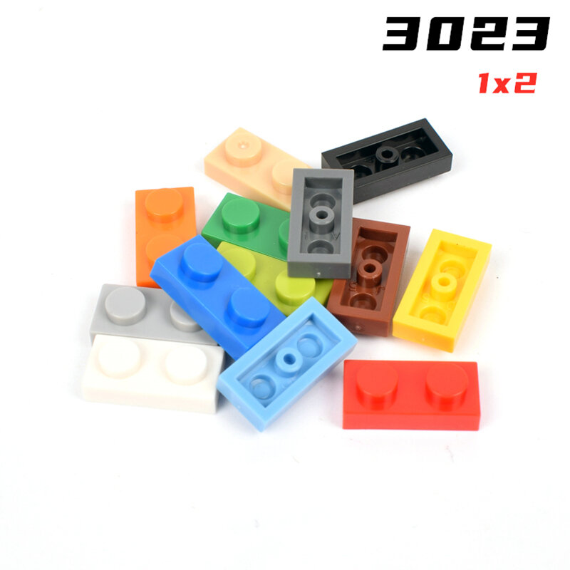 Rainbow Pig MOC 3023 6225 28653 piastra 1x2 cattura di commutazione ad alta tecnologia per parti di blocchi di costruzione giocattoli educativi fai da te