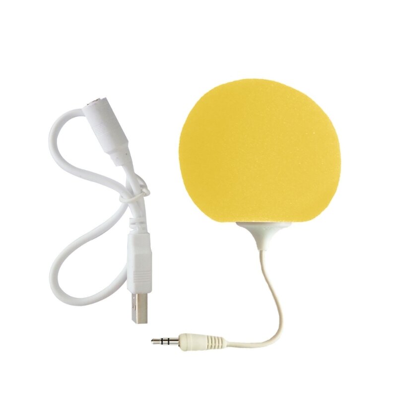 Portable Speaker Sponge Ball Speaker 3.5mm for Dormitory Household Office Dropship