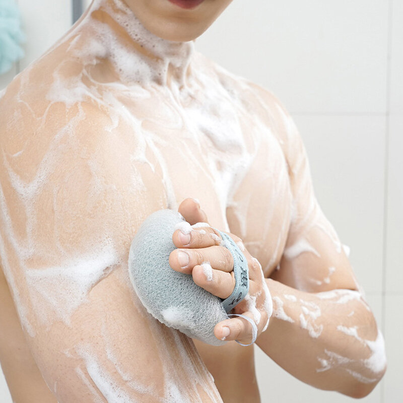 Gąbka do kąpieli szczoteczka do czyszczenia kulek myjka prysznicowa do czyszczenia ciała, złuszczające skrubery piłka do kąpieli 3d szczotka do masażu akcesoria do łazienki