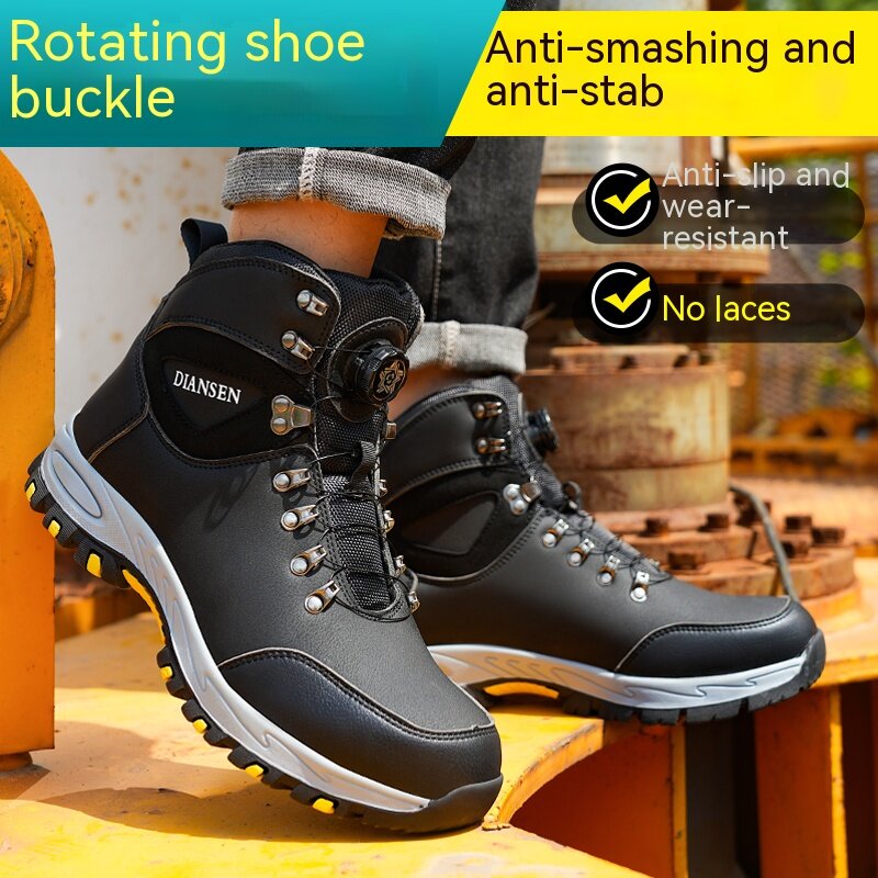 Trampki robocze męskie obuwie ochronne ze stali konstrukcyjnej noski buty robocze buty ochronne męskie buty odporne na przebicia letnie buty robocze